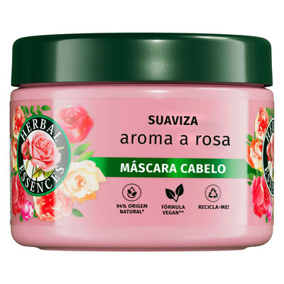 Máscara Cabelo Suaviza Aroma a Rosa