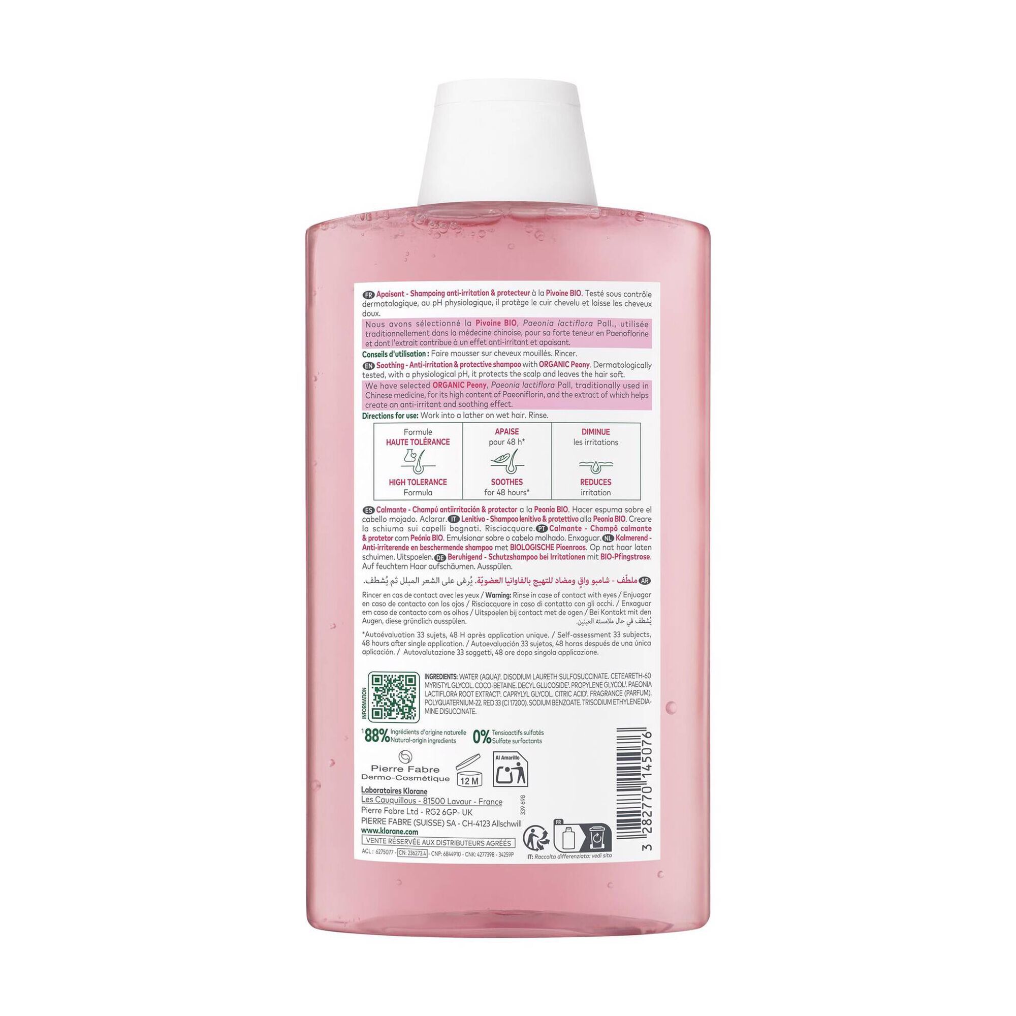 Peony 48h Soothing Anti-Irritation Shampoo