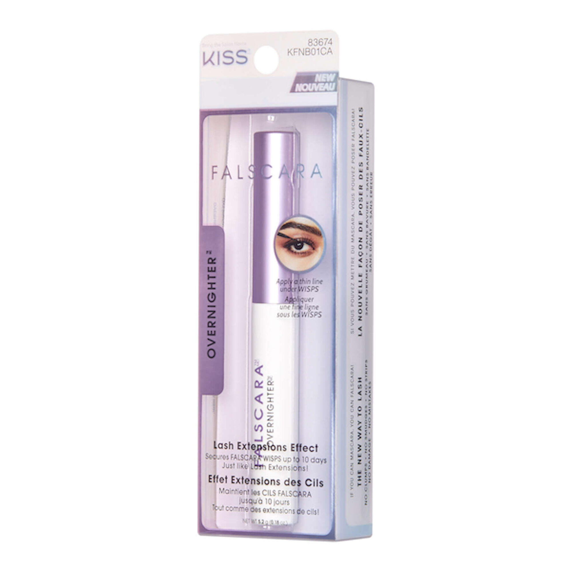 Máscara Pestanas Postiças Falscara Overnighter