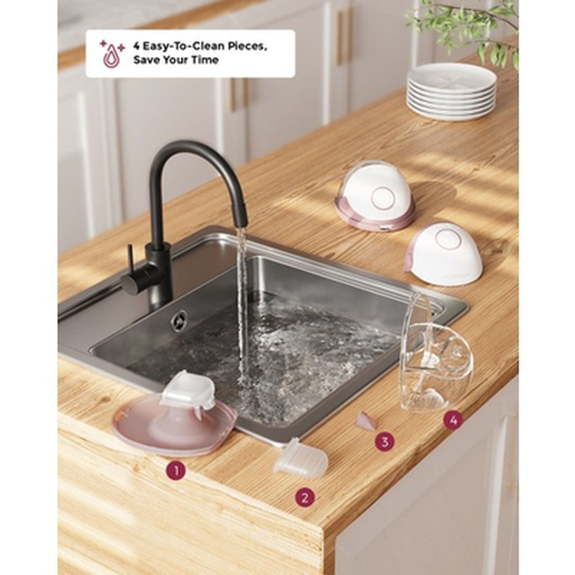 Double M6 Wearable Electric Breast Pump