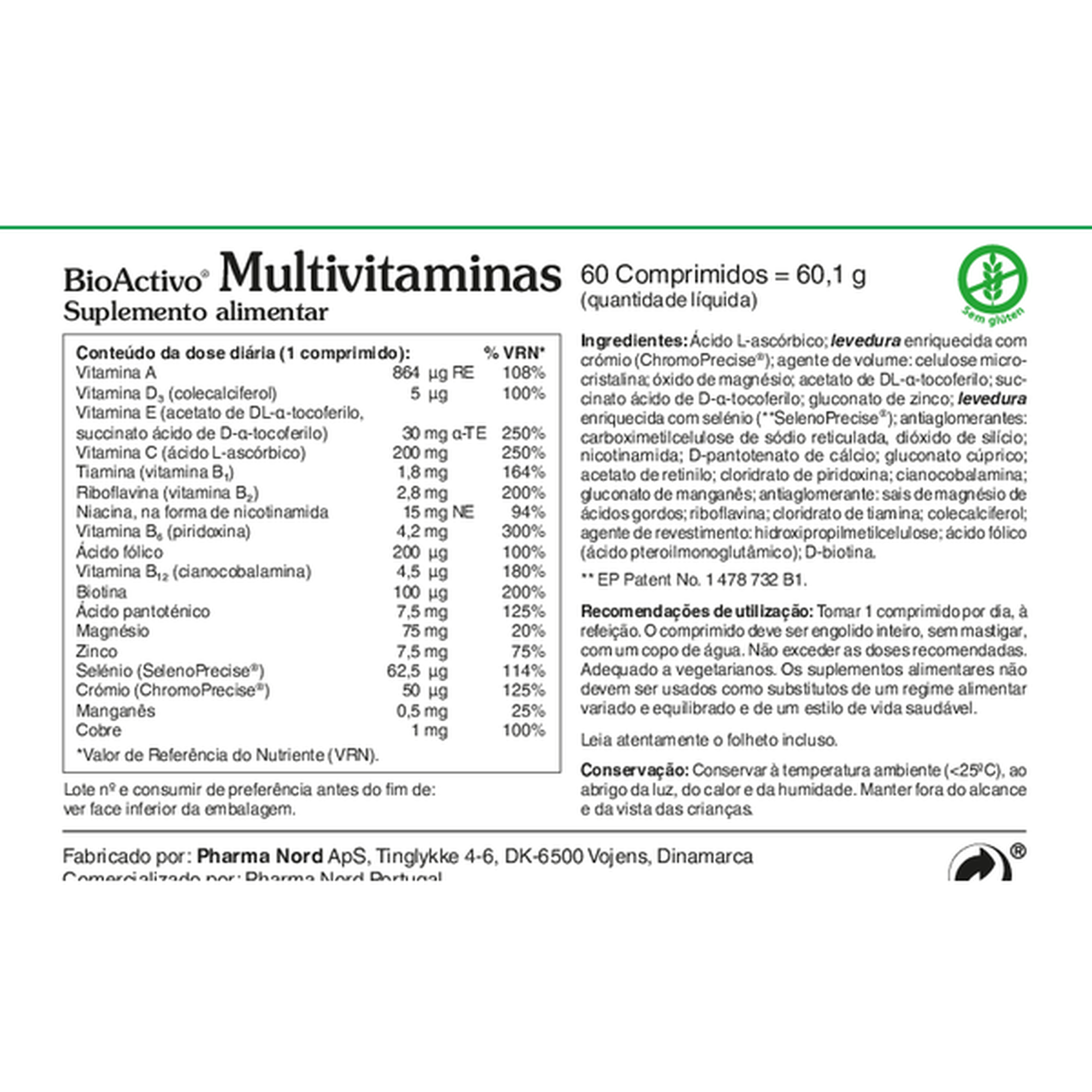 Suplemento Vitaminas Minerais Multivitaminas
