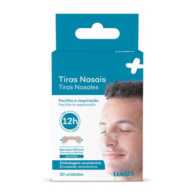 Tiras Nasais Tamanho Grande 30 un Wells