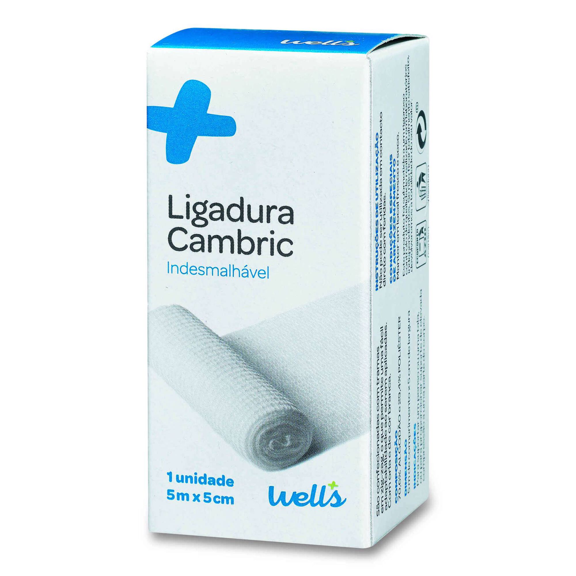 Ligadura Cambric 5 m x 5 cm