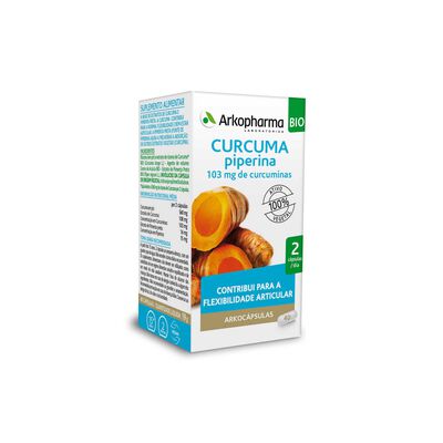 Suplemento Saúde Articular Curcuma Piperina