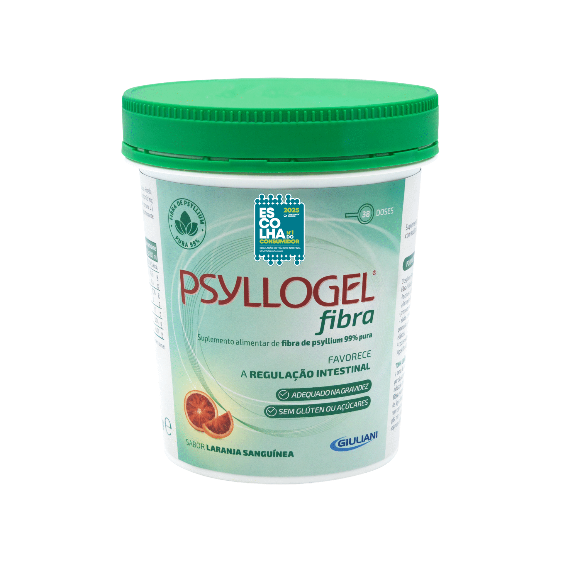 Psyllogel Fibra Alívio da Obstipação Laranja 170 gr