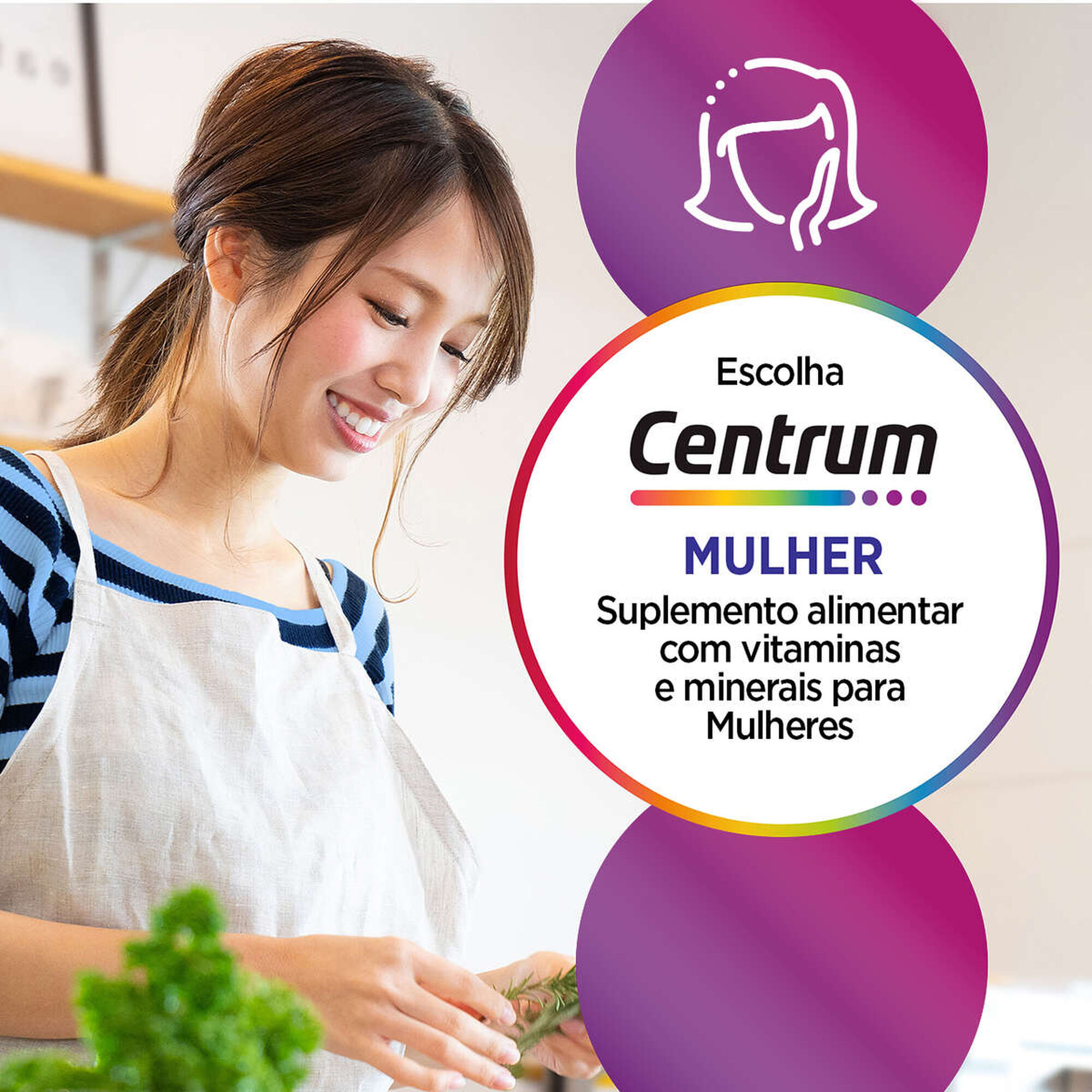Suplemento Multivitamínico Centrum Mulher