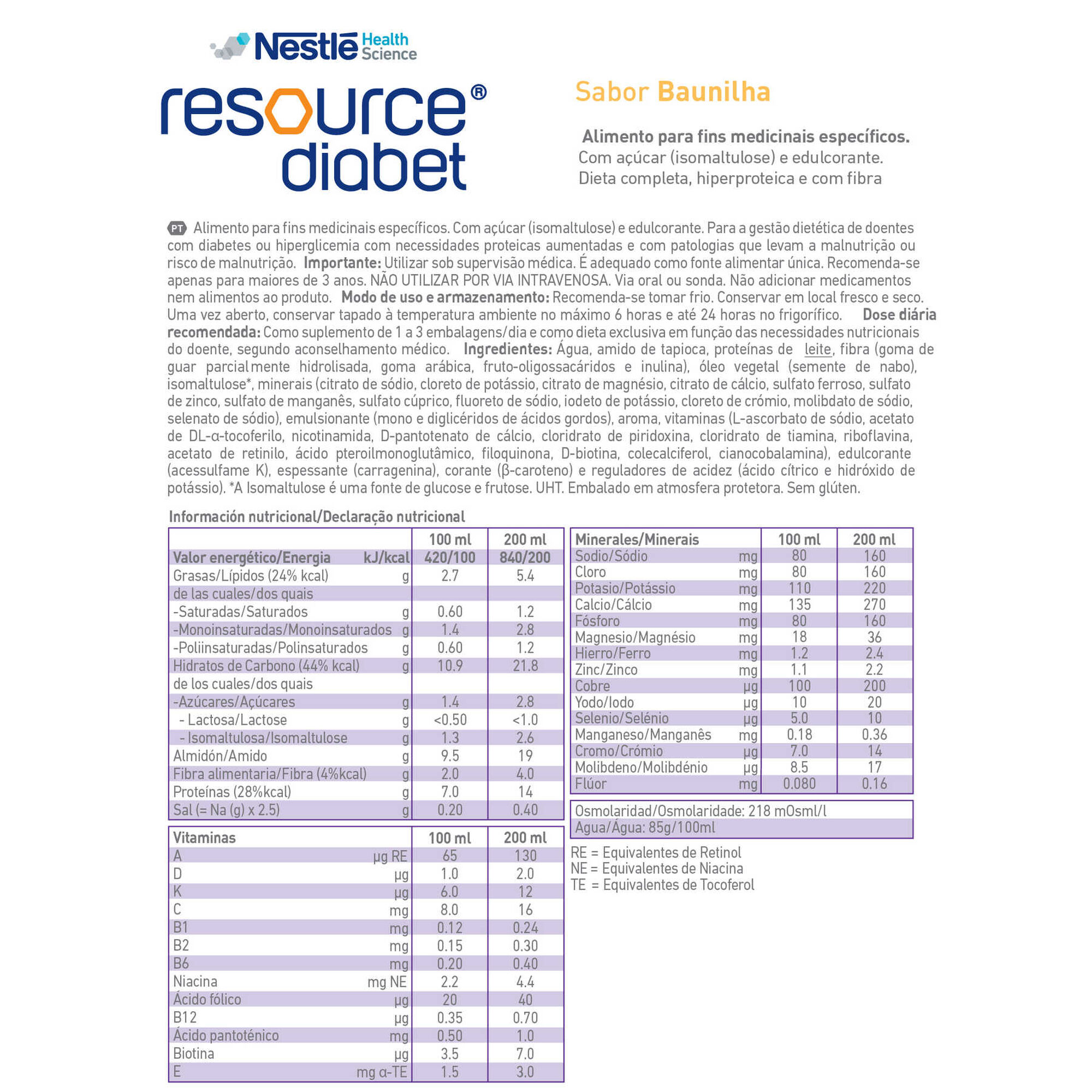 Resource Diabet Baunilha