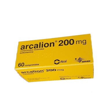 Arcalion Comprimidos Sulbutiamina Cansaço Wells