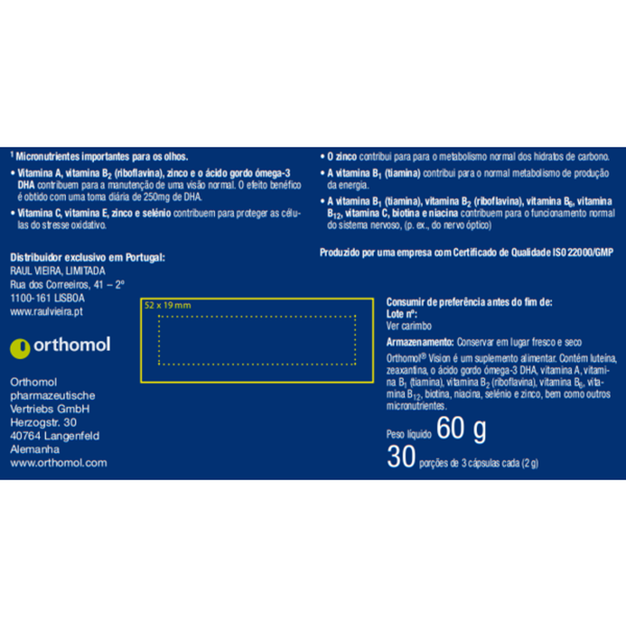 Vision Micronutrientes Olhos