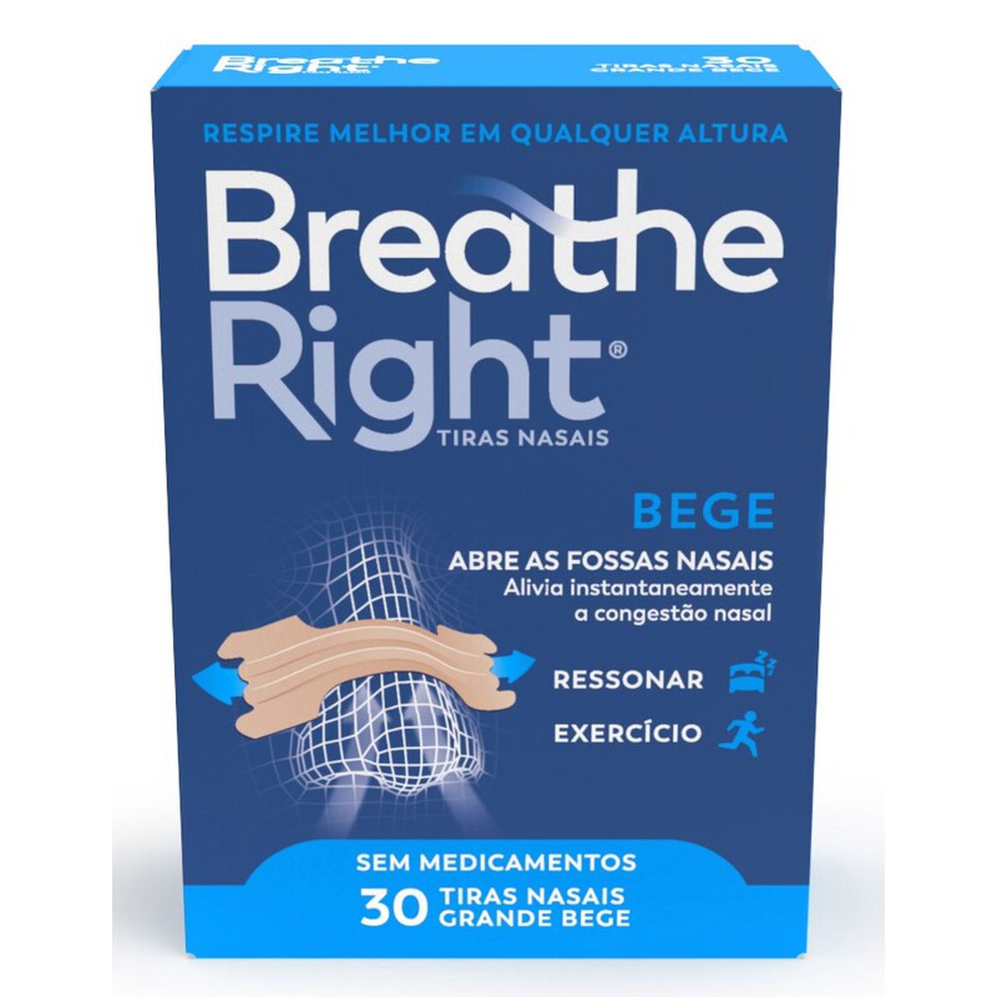 Tiras Nasais Breathe Right Grandes