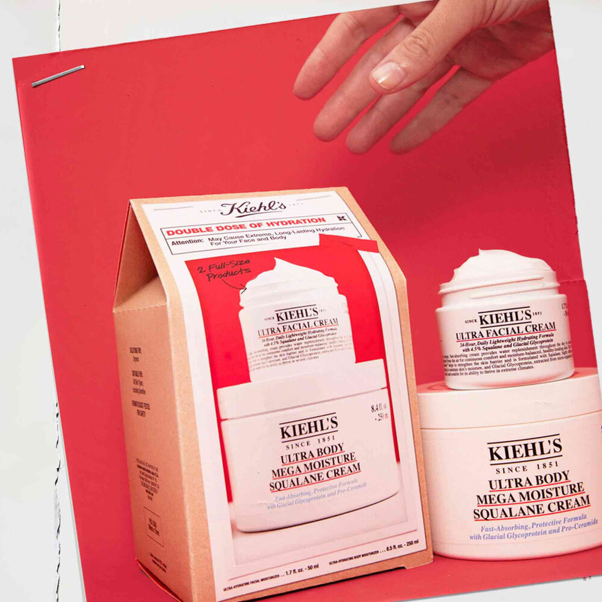 Pack Ultra Facial Cream Body Squalane Cream