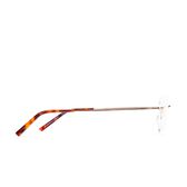 Armação Óculos Pure Titanium Dourado 03 Wells Image 3