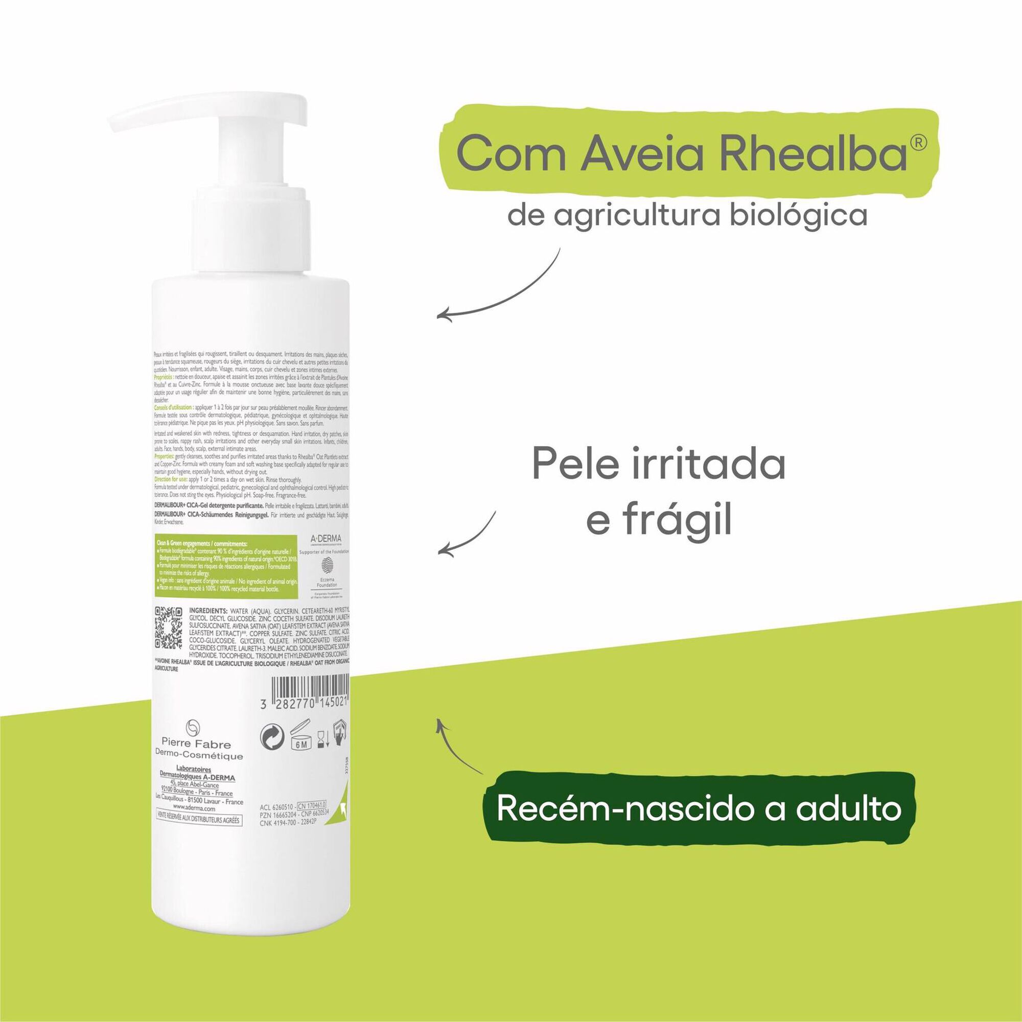 Dermalibour+ Foaming CICA-Gel