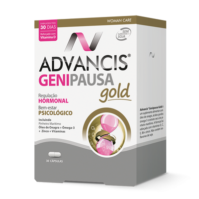 Cápsulas Regulação Hormonal Genipausa Gold