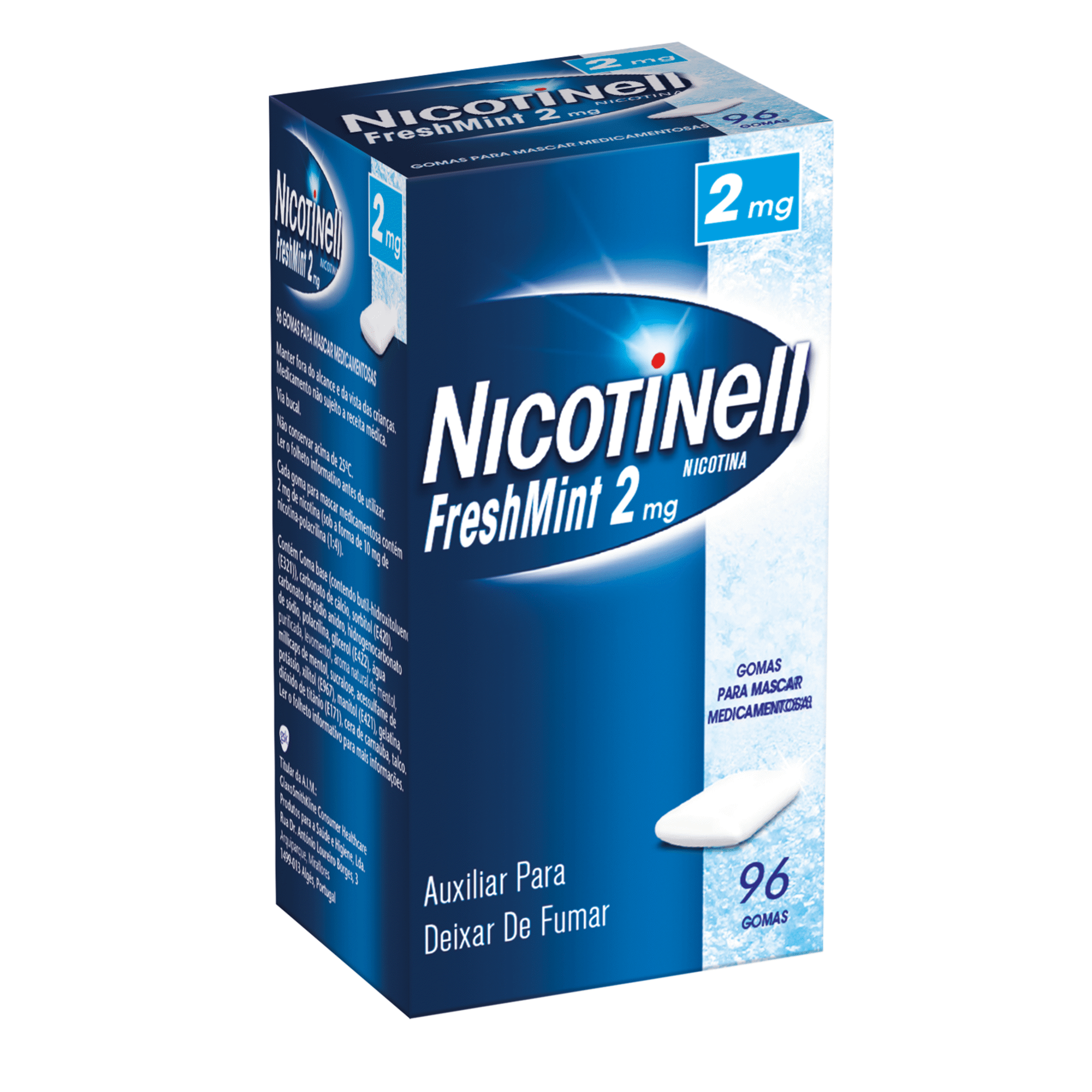 Gomas Mascar Nicotinell Freshmint 2 mg