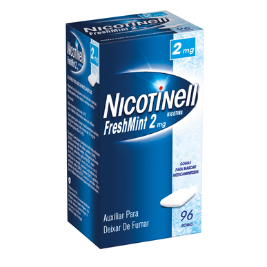 Gomas Mascar Nicotinell Freshmint 2 mg Wells