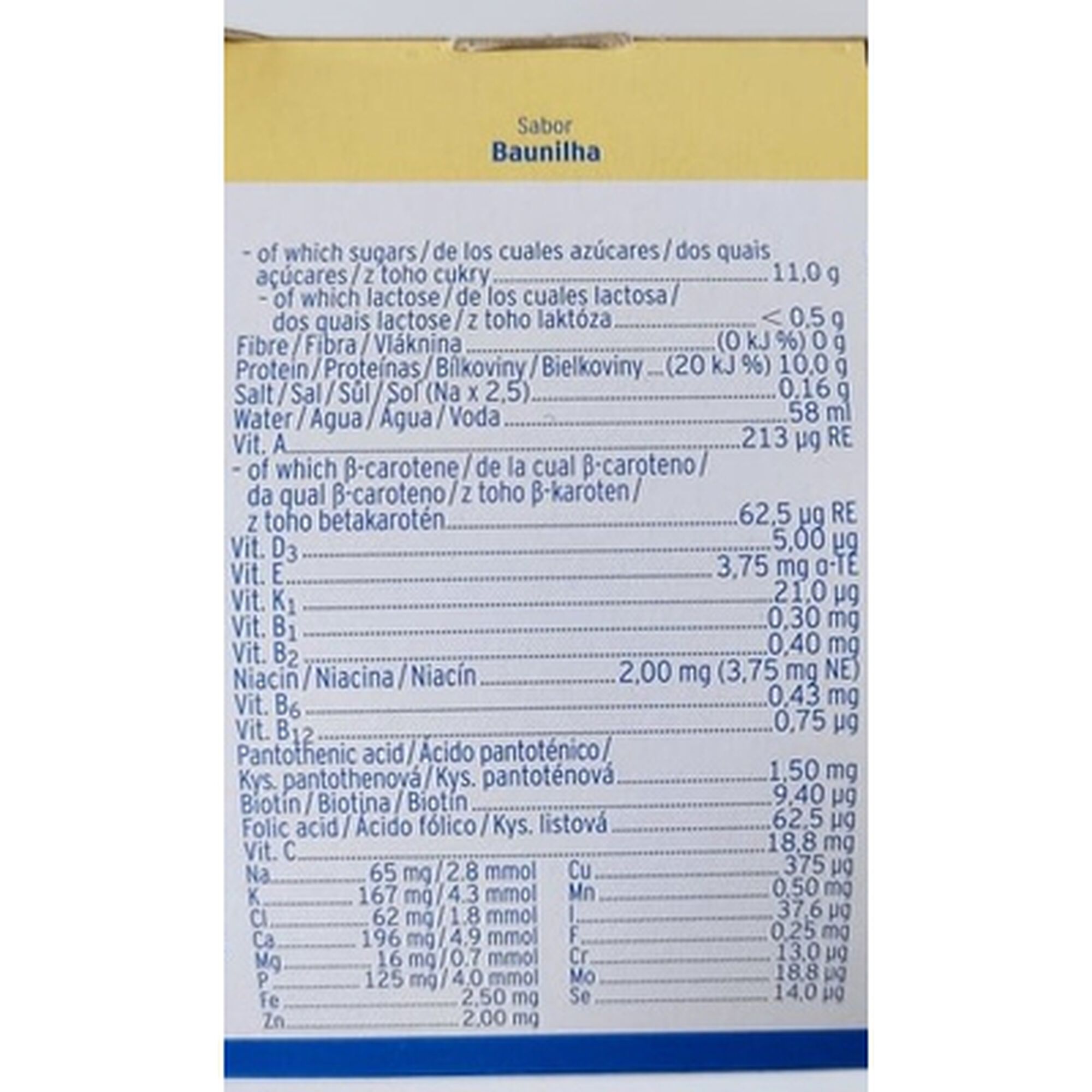 2 Kcal Creme Baunilha