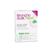 Bronchodual Next Pastilhas Tosse e Garganta Wells