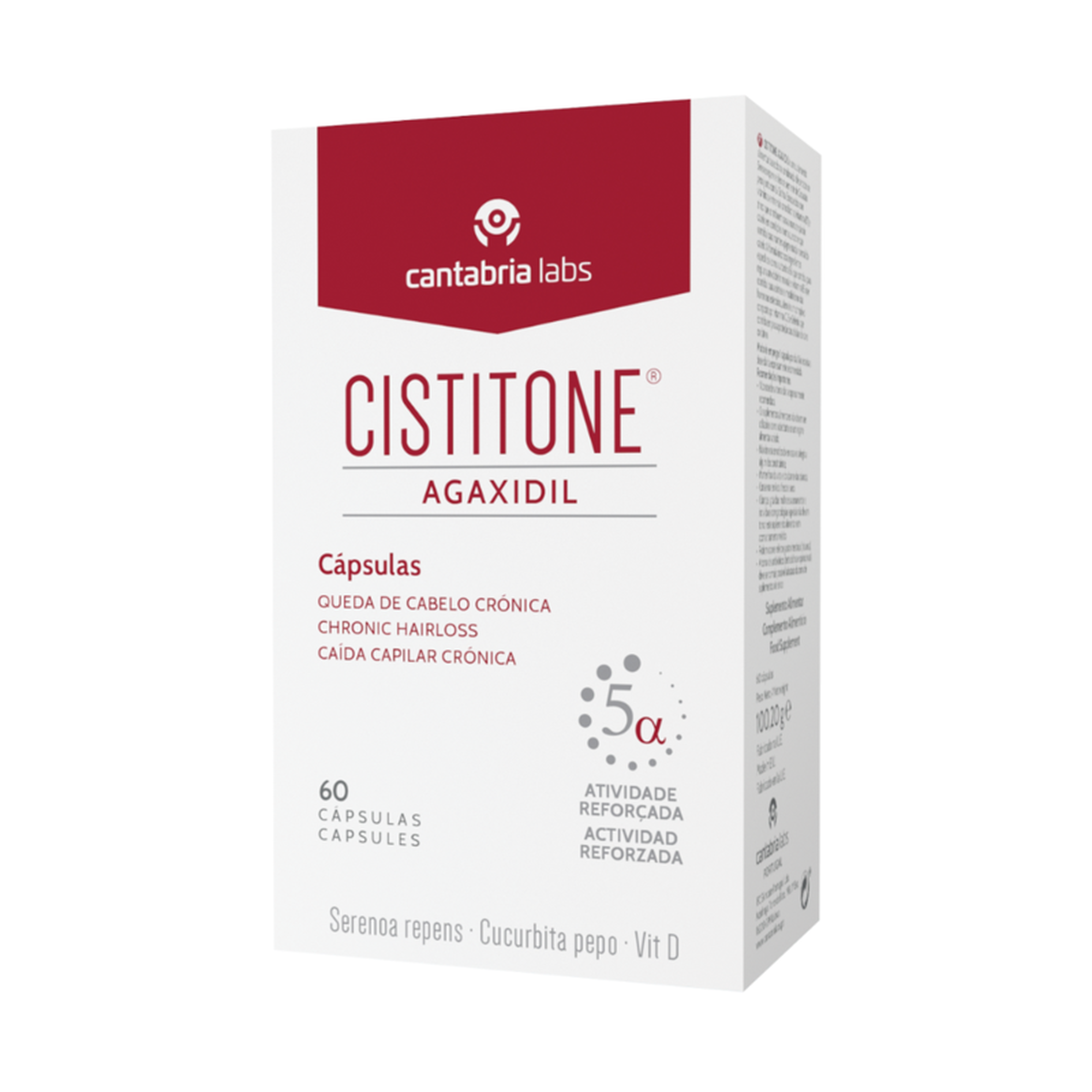 Cápsulas Queda de Cabelo Cistitone Agaxidil