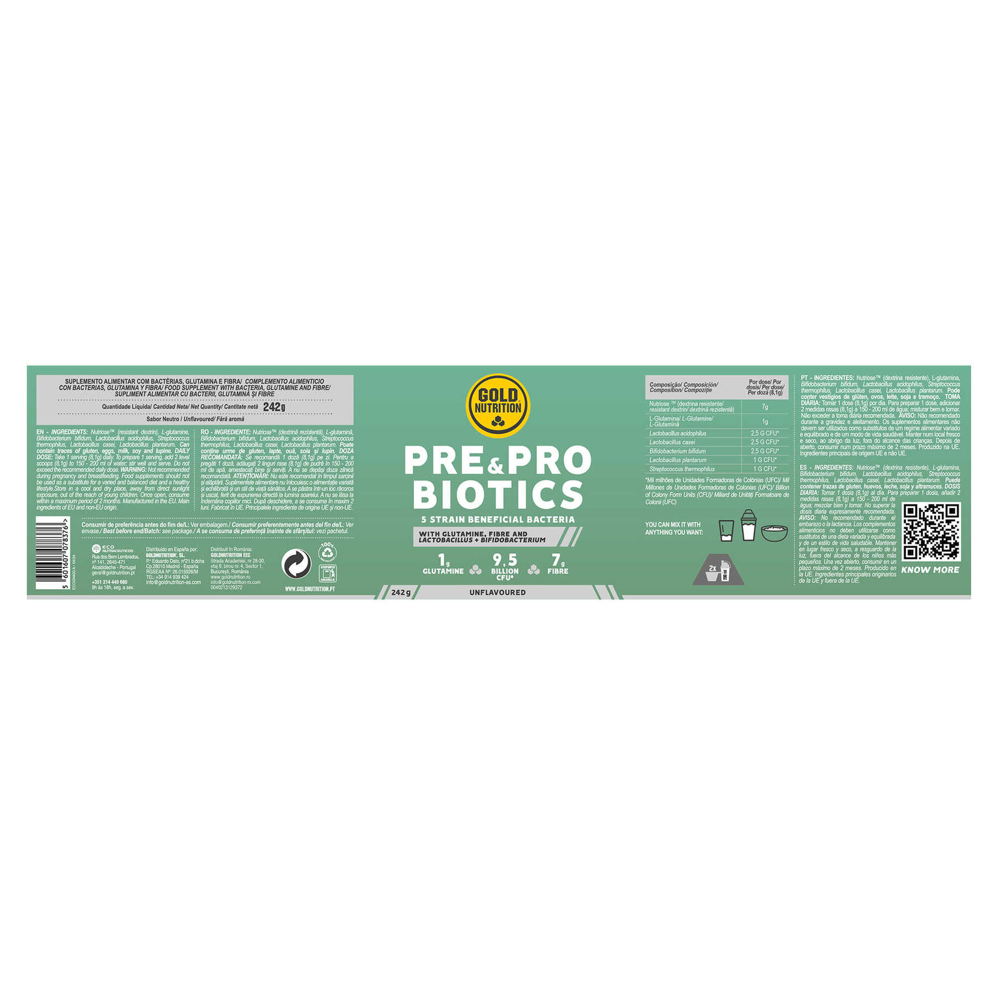 Pre&Pro Biotics Unflavoured