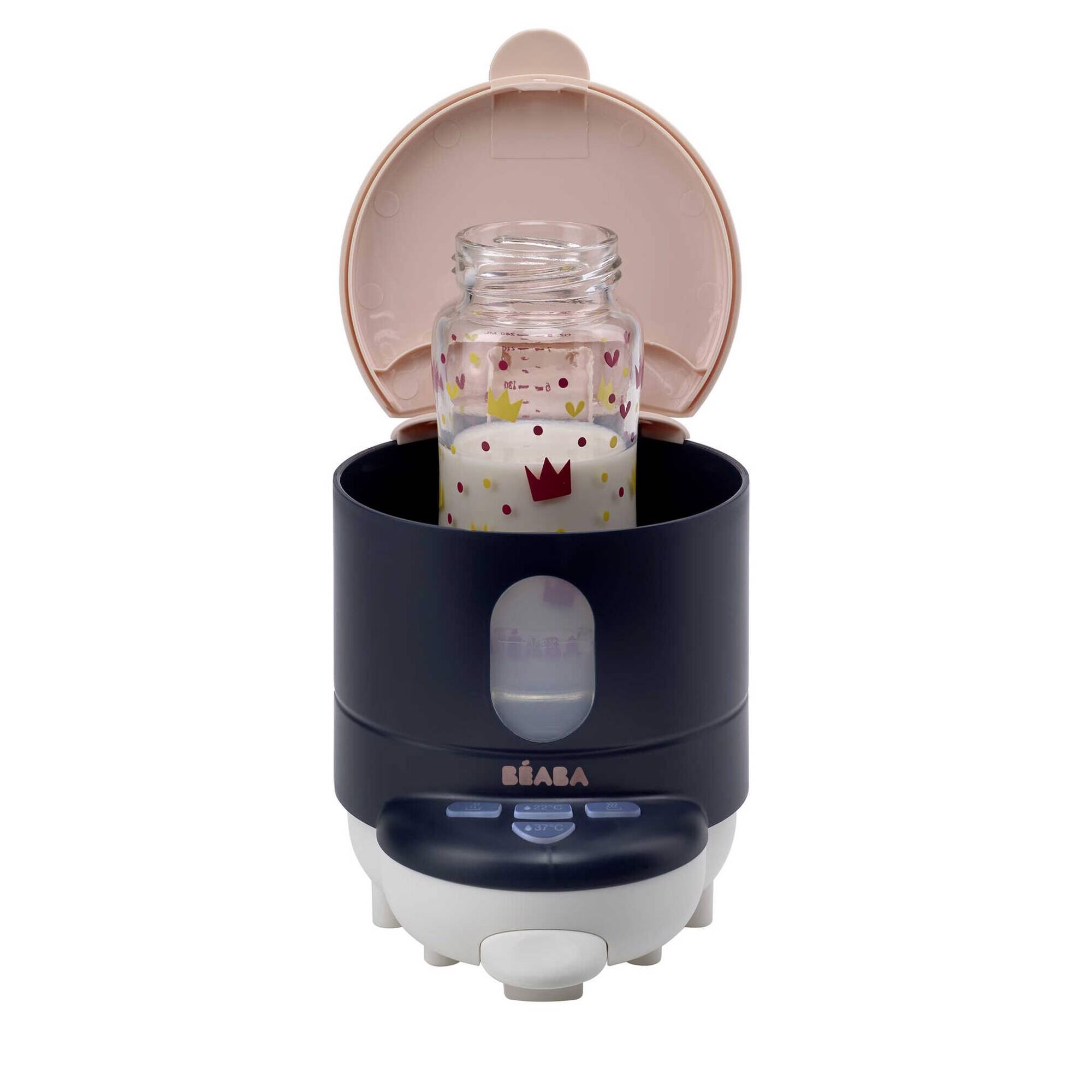 Bib Expresso Heats Water in Bottle Night Blue