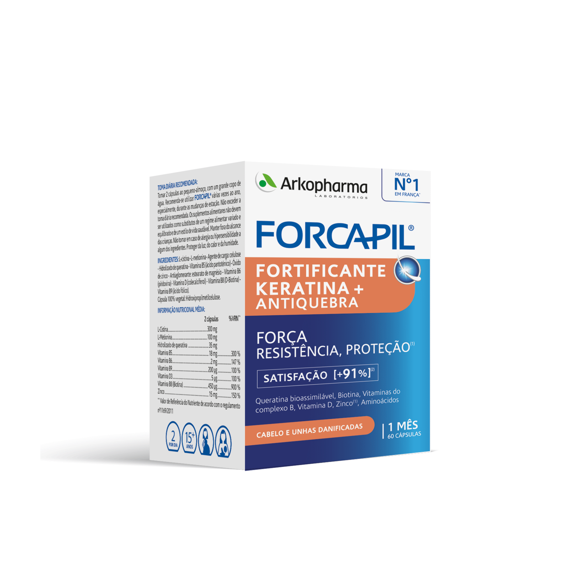 Suplemento Fortificante de Keratina Forcapil