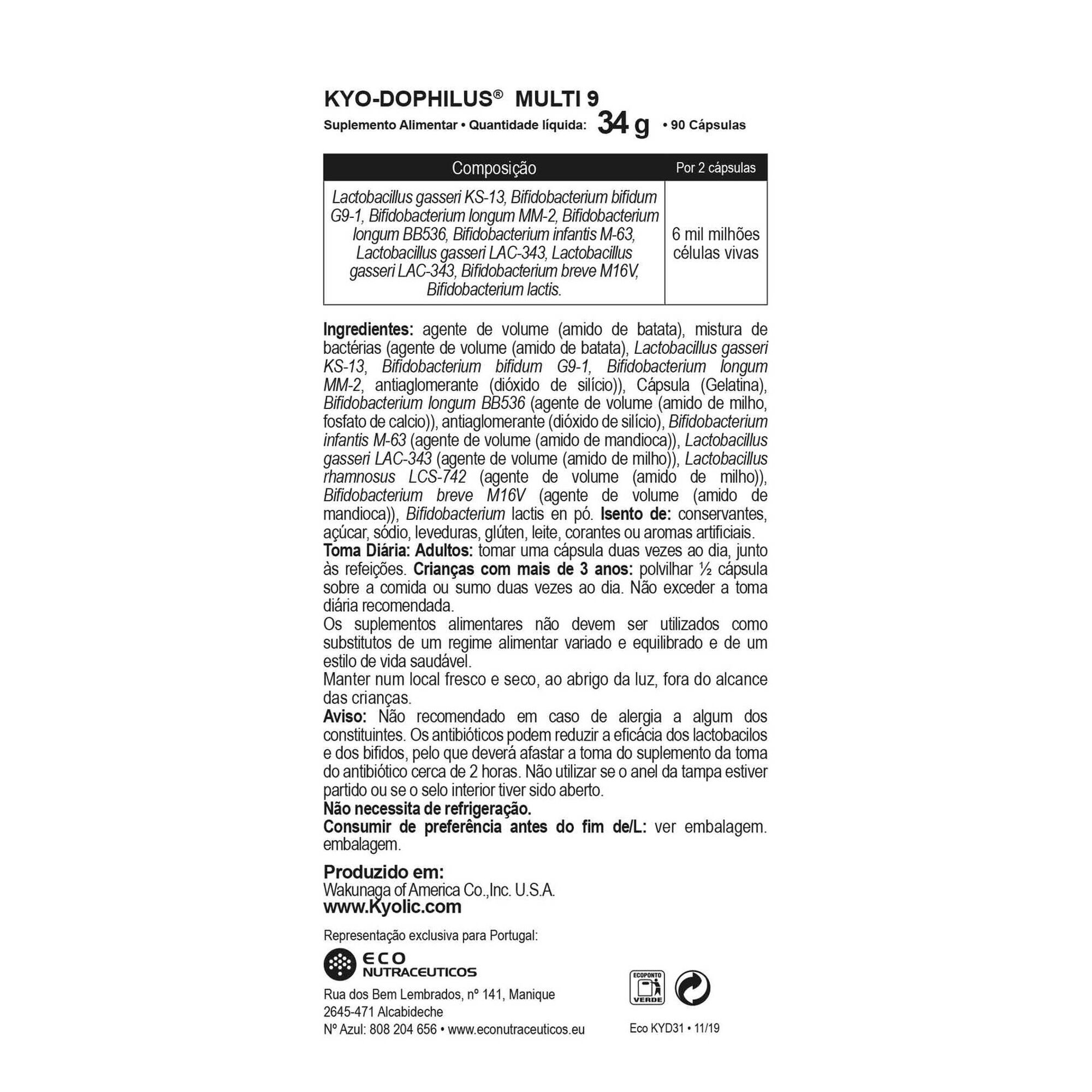 Kyo Dophilus Probióticos