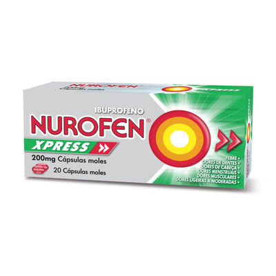 Nurofen Xpress Cápsulas Moles Dor e Febre