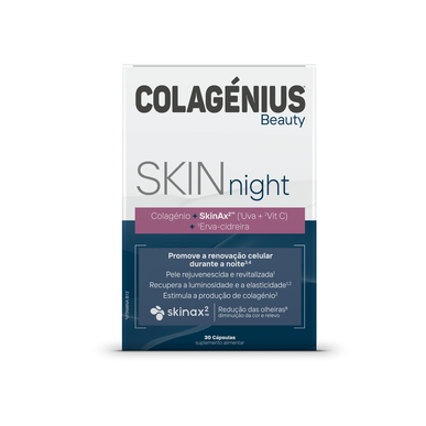 Cápsulas Colagénio Colagénius Beauty SkinNight Wells Image 1