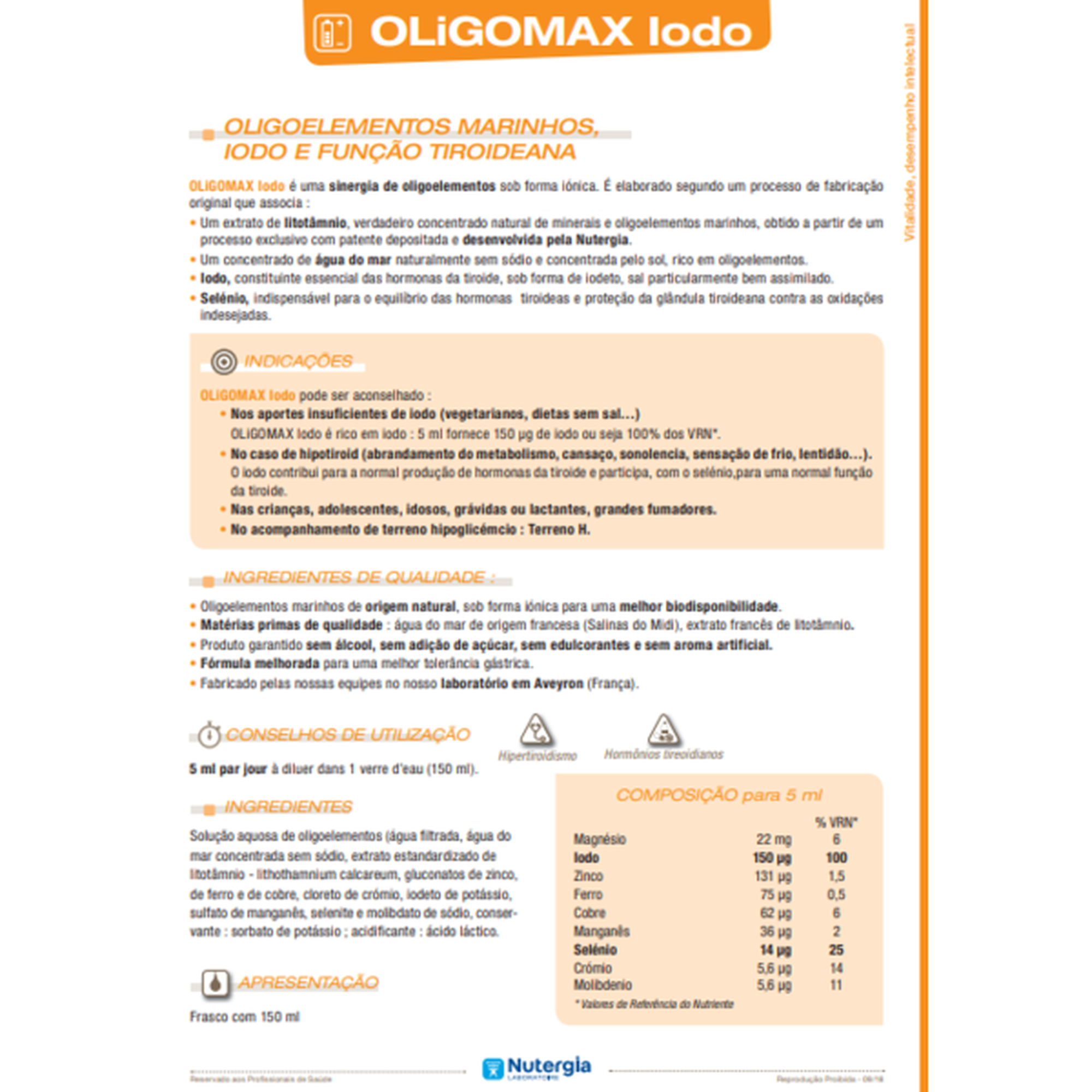 OliGomax Iodo Tiróide