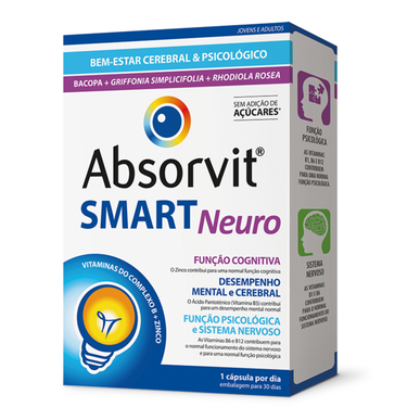 Suplemento Desempenho Mental Smart Neuro Wells Image 1