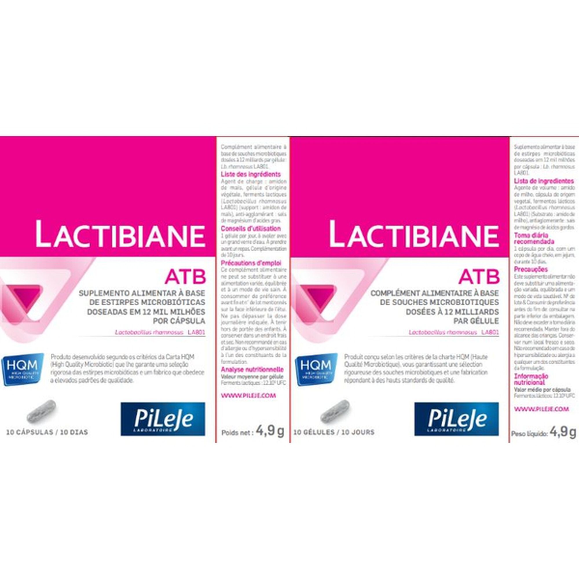 Pileje Lactibiane ATB