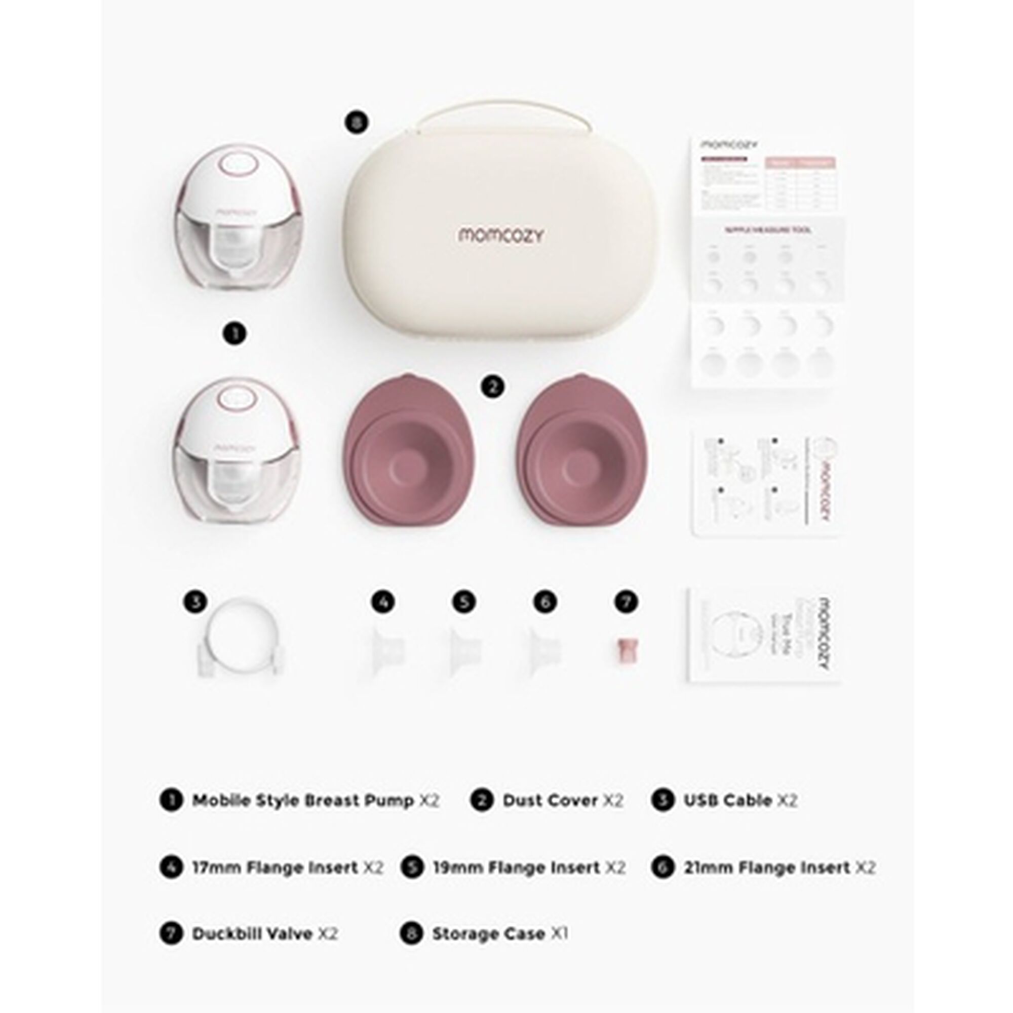 Double M6 Wearable Electric Breast Pump