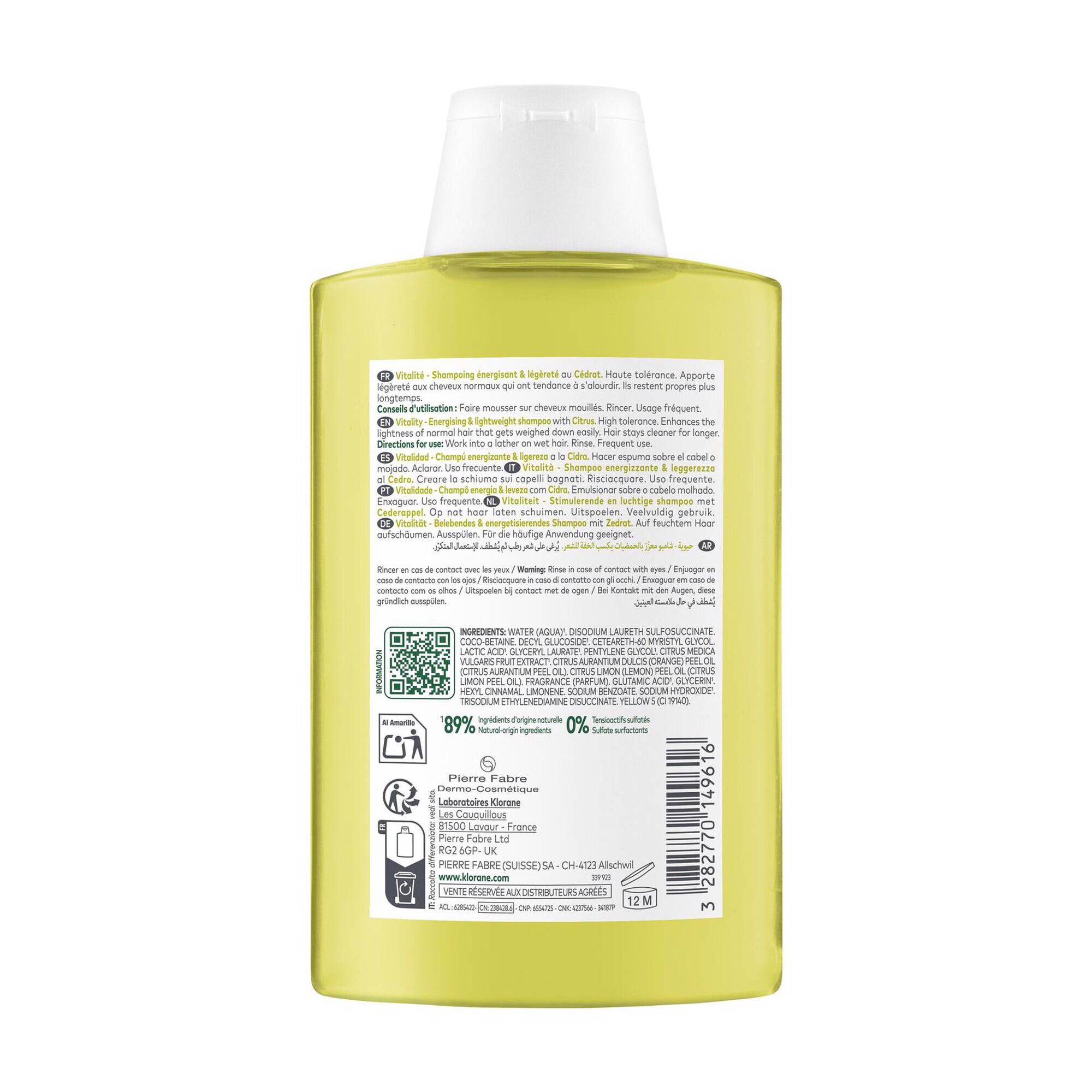 Citrus Purifying Normal to Oily Hair Shampoo