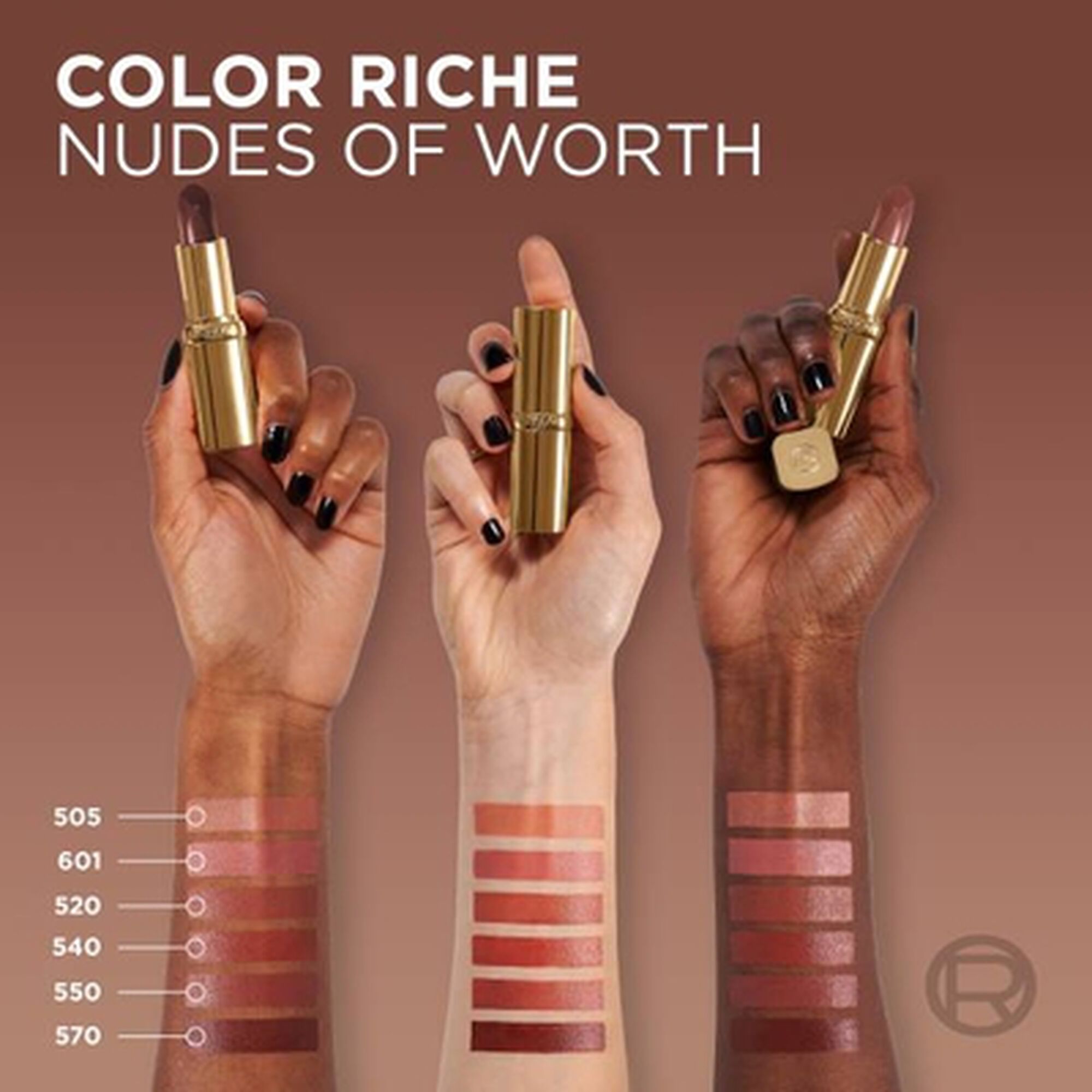Batom Color Riche Nudes of Worth Acetinado