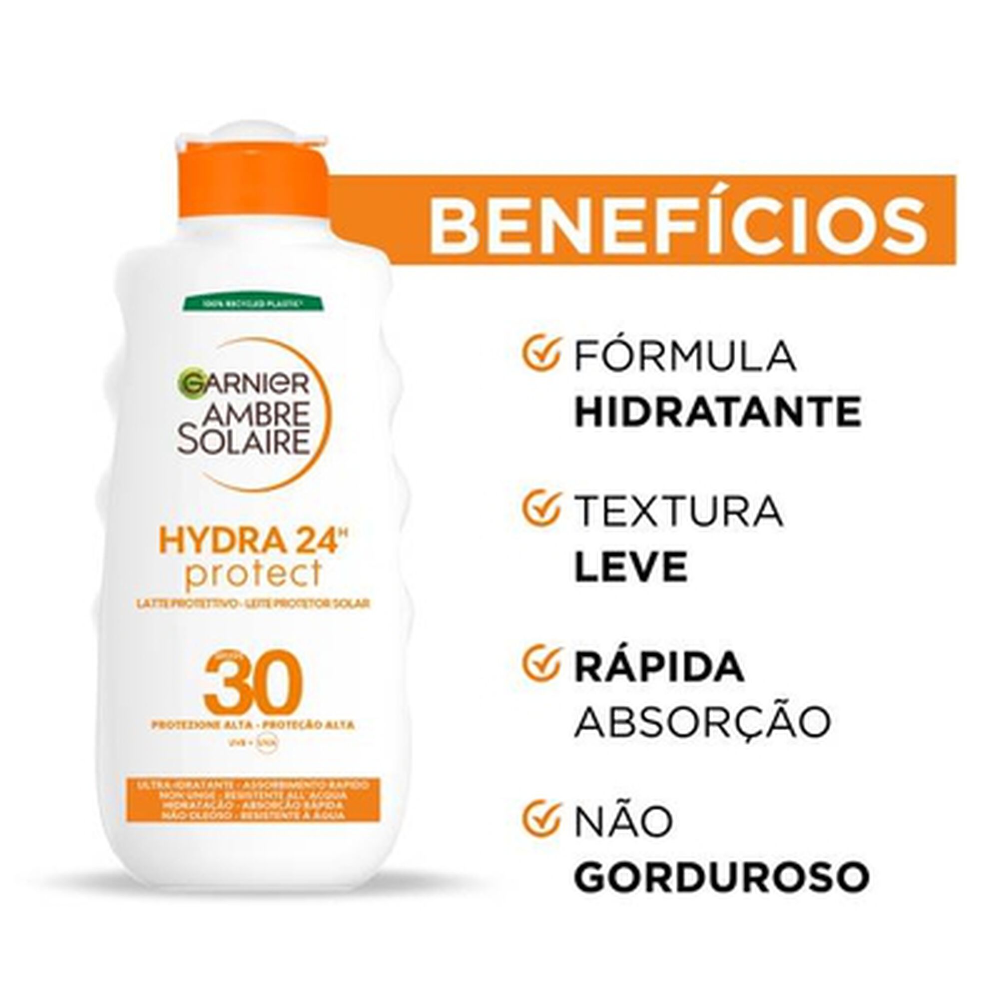 Protetor Solar Leite Hydra 24h Protect FPS30