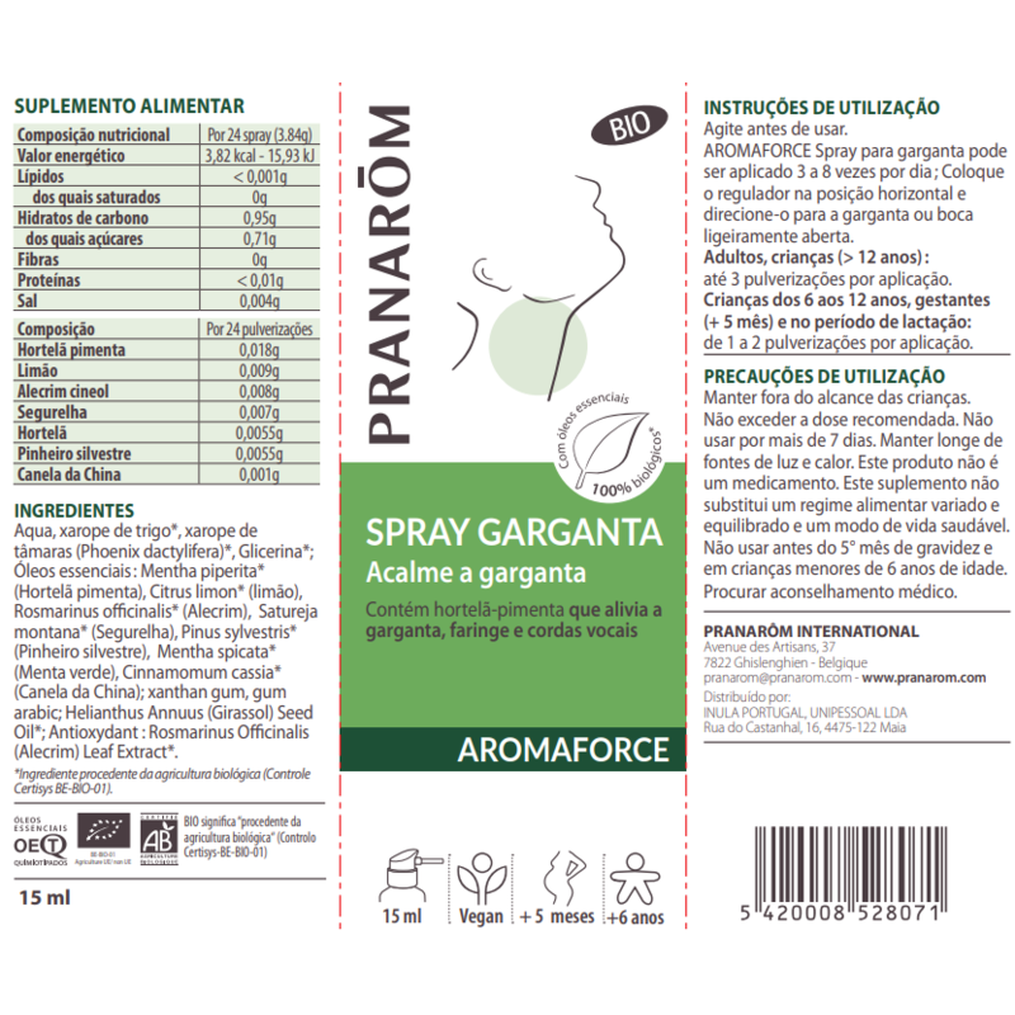 Spray Garganta Aromaforce