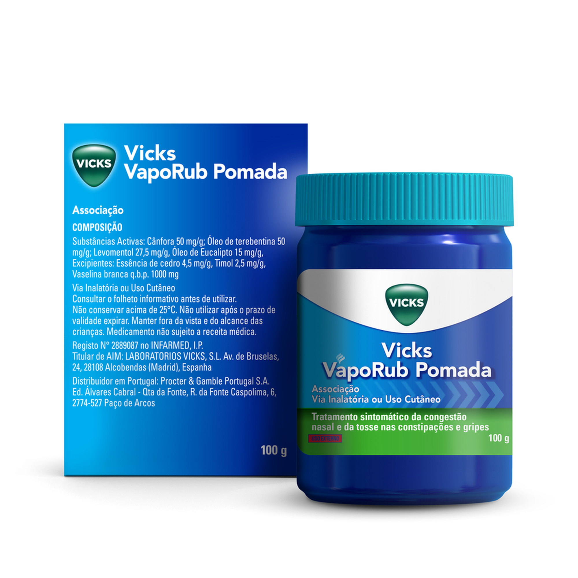 Vicks Vaporub Pomada Gripes e Constipações