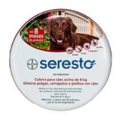 Coleira Anti-Parasitária Cão +8kg Wells