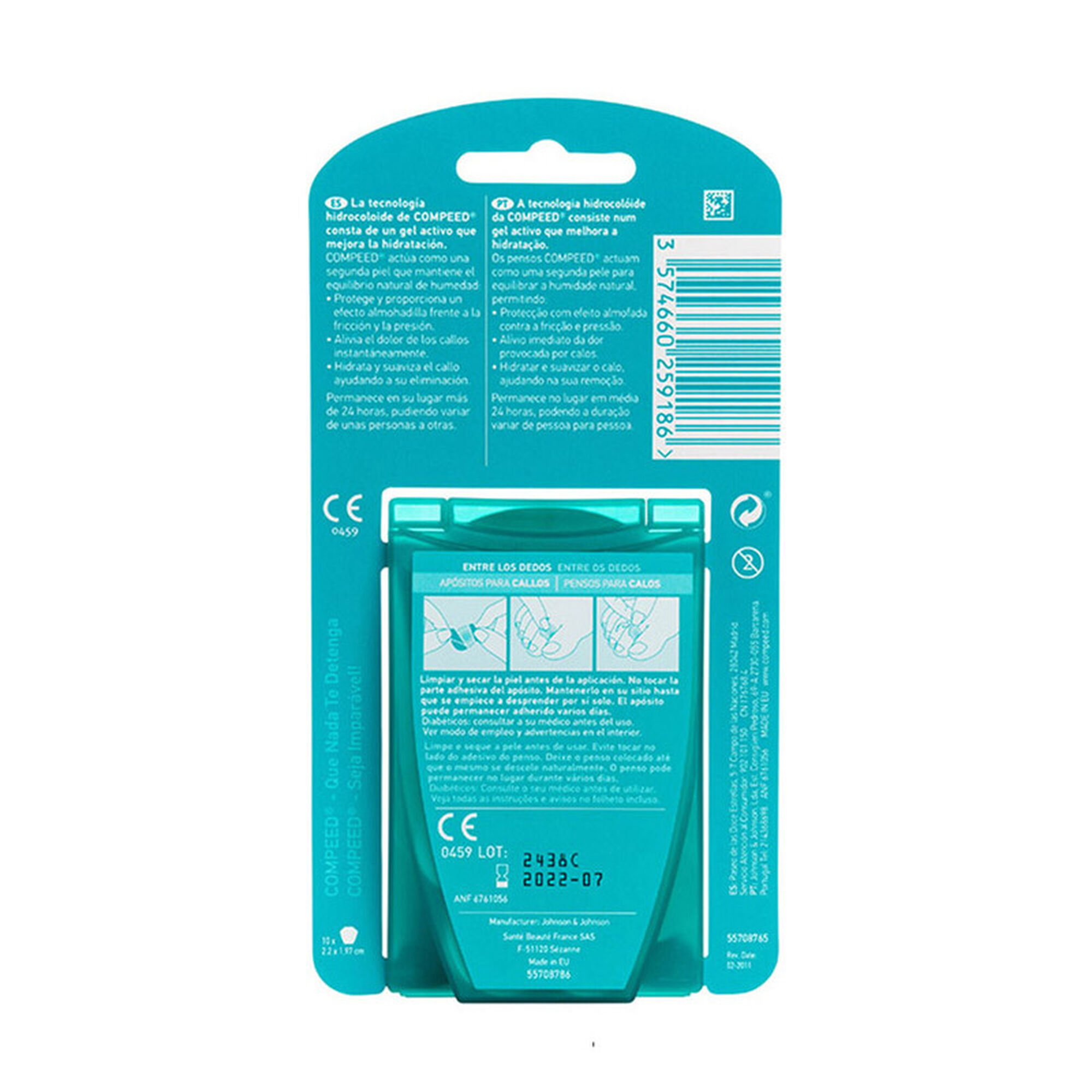 Pensos para Calos Entre Dedos