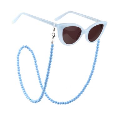 Cordão Óculos Missangas Azul Wells Image 1