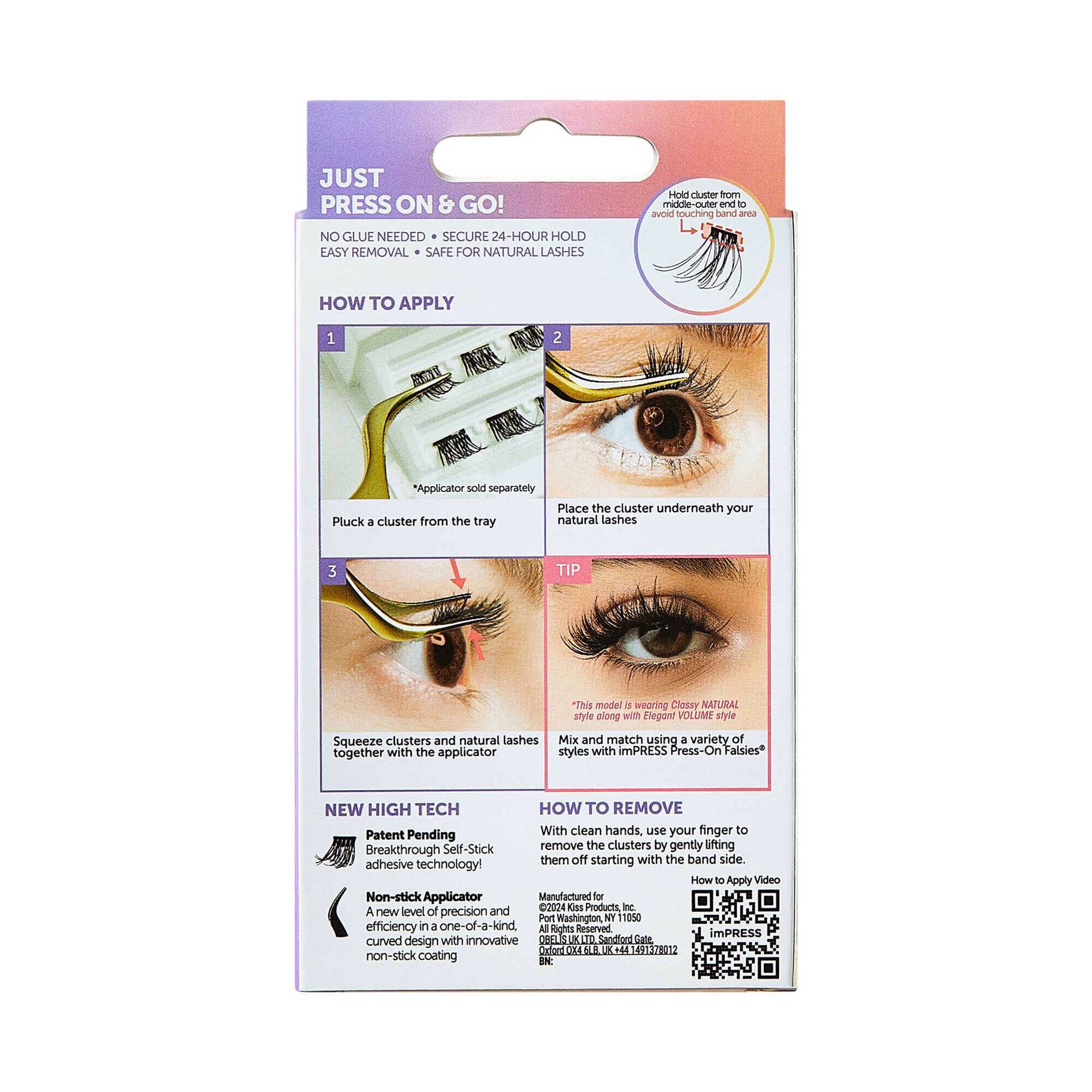 Impress Press-On Falsies Edgy Wispy