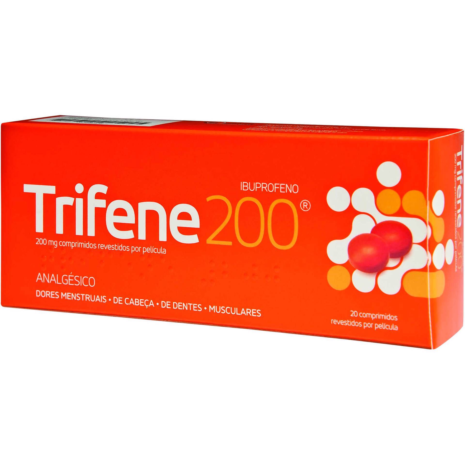 Trifene 200 mg Anti Inflamatório Comprimidos 20 comprimidos