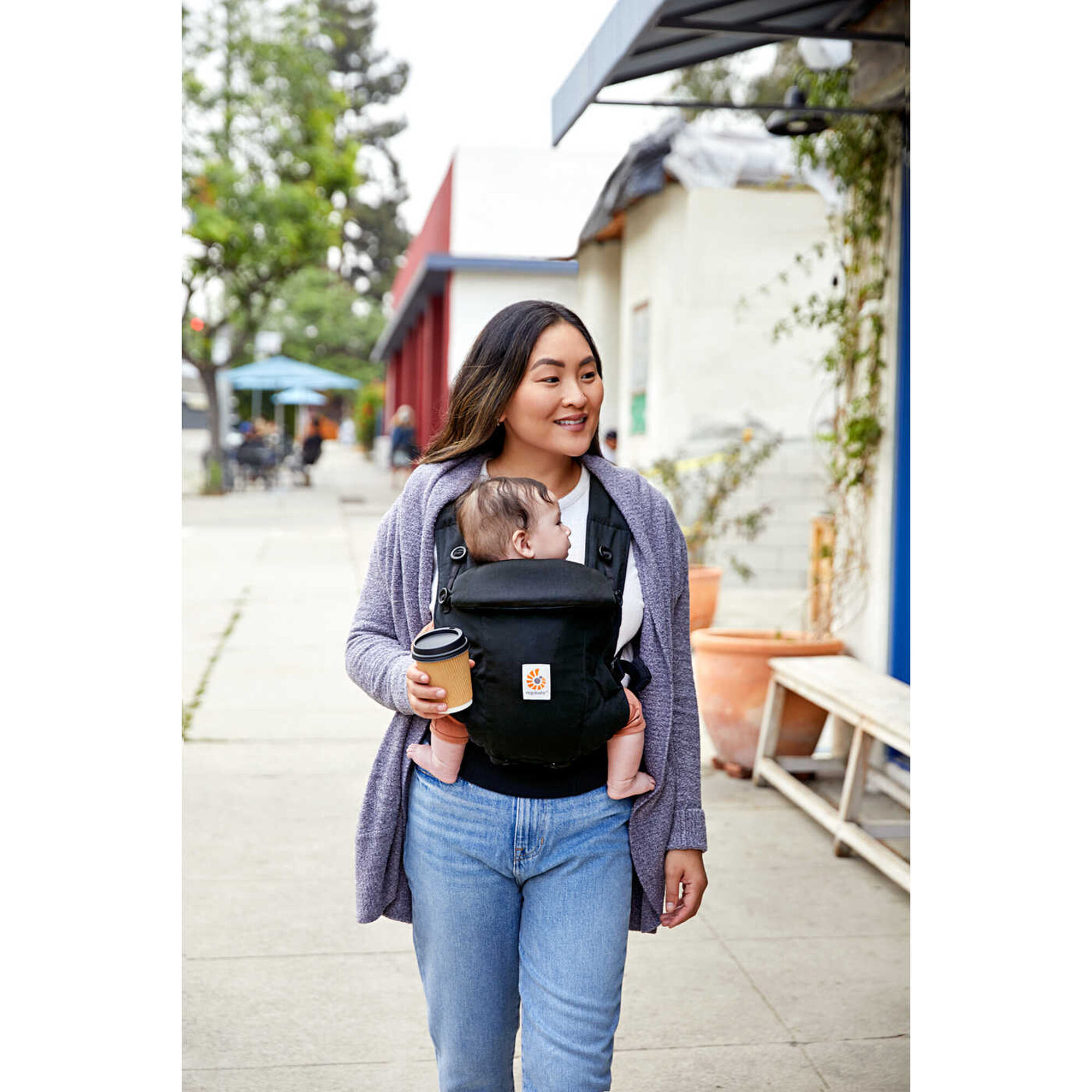 Marsúpio Adapt Soft Touch Cotton Onyx Black