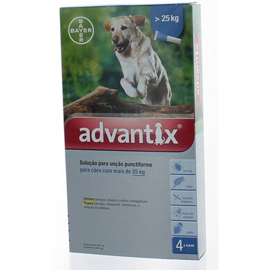Pipetas Anti-Parasirárias Cão +25 Kg Wells