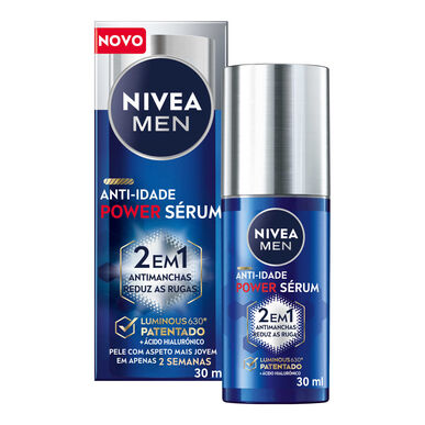 Men Anti-Idade Power Sérum 2 em 1 Wells