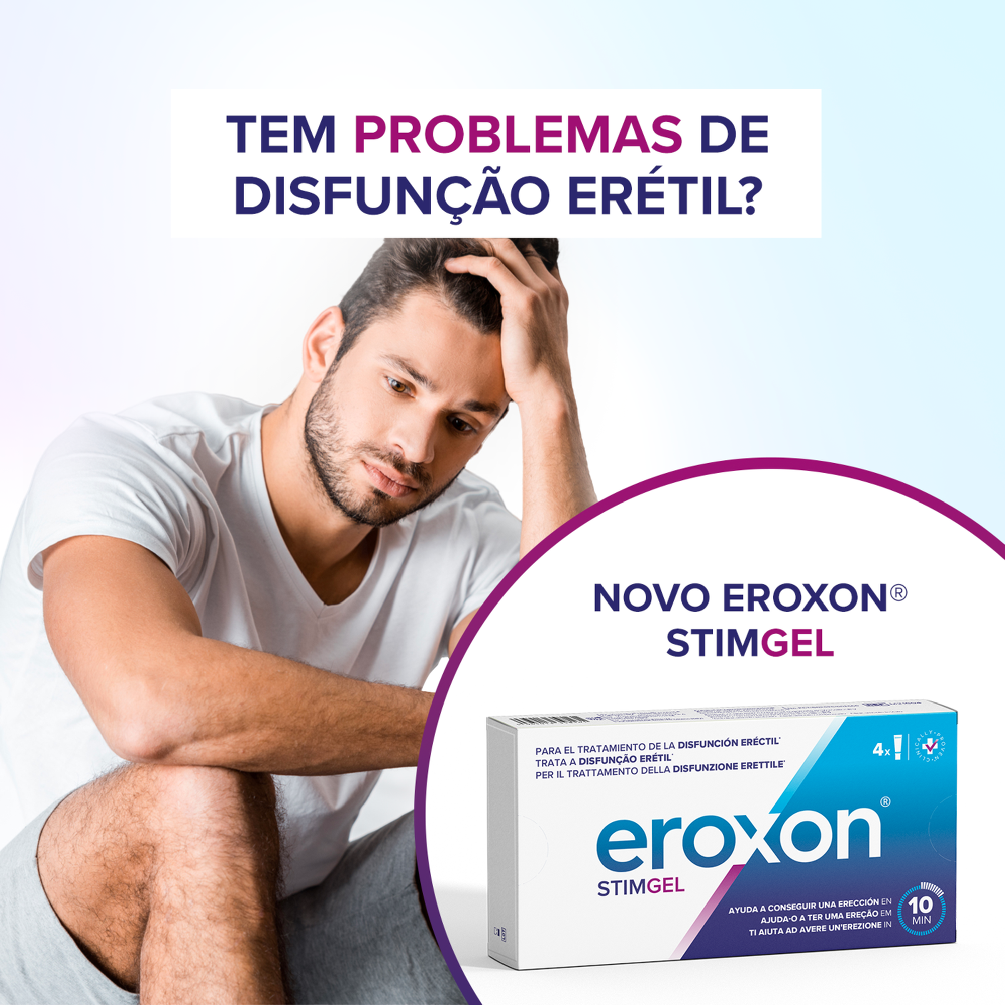 Gel Estimulante Disfunção Erétil Eroxon