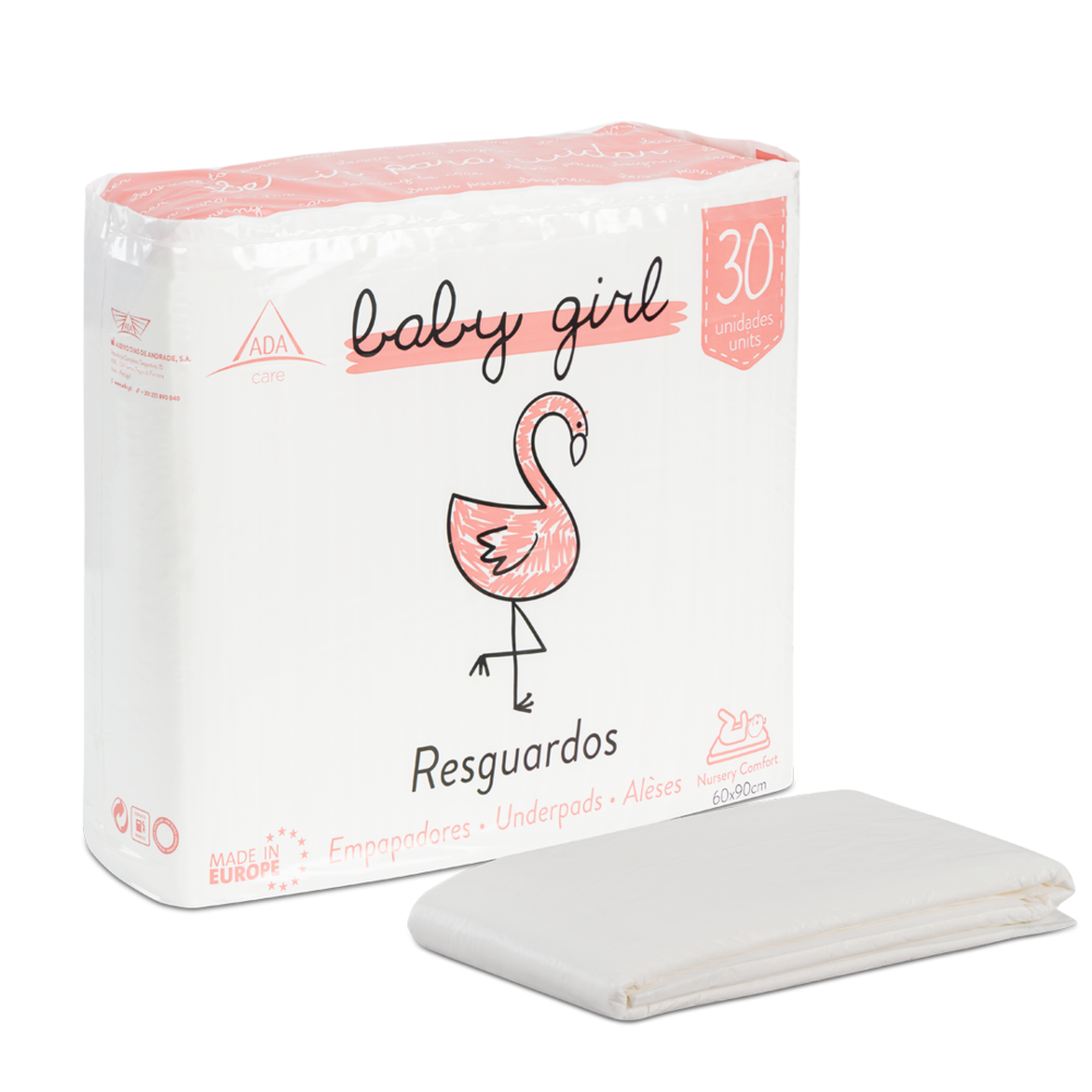 Resguardo Muda Fraldas para Menina 60x90 cm