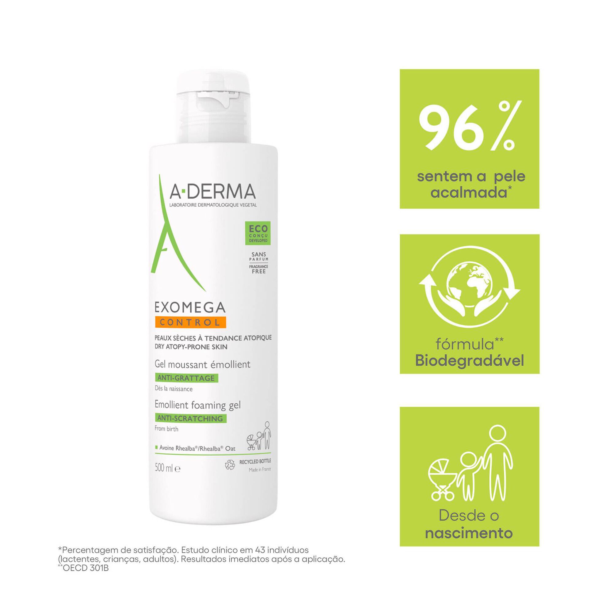 Exomega Control Emollient Foaming Gel