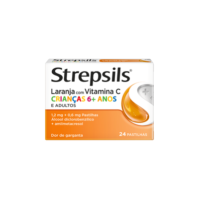 Strepsils Laranja Com Vitamina C